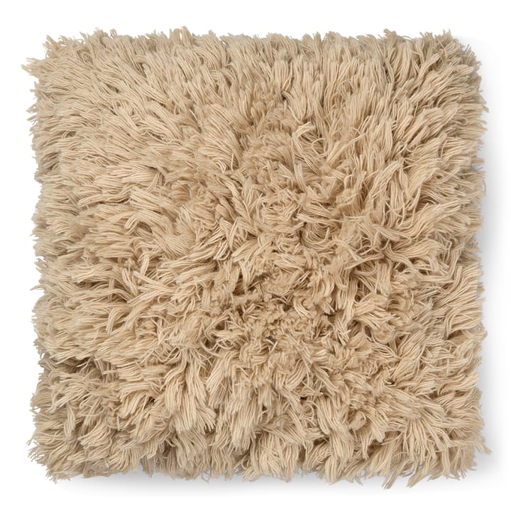 Meadow High Pile poduszka 50x50 cm - Light Sand - ferm LIVING