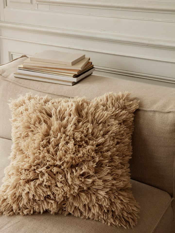 Meadow High Pile poduszka 50x50 cm, Light Sand Ferm Living