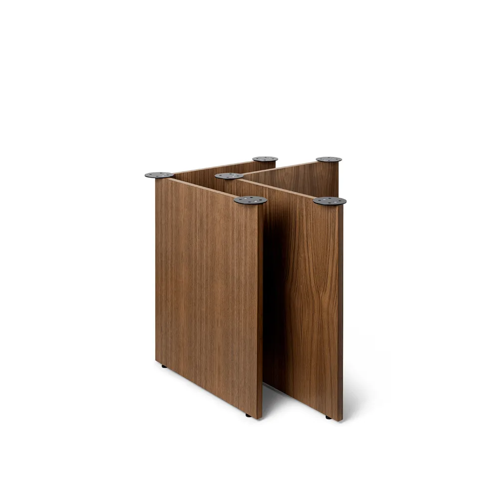 Mingle nogi do stołu 2 szt, walnut veneer, w68 Ferm Living