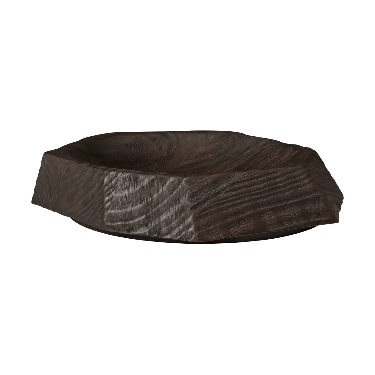 Misa dekoracyjna Koh centerpiece, Dark brown, 35 cm Ferm Living