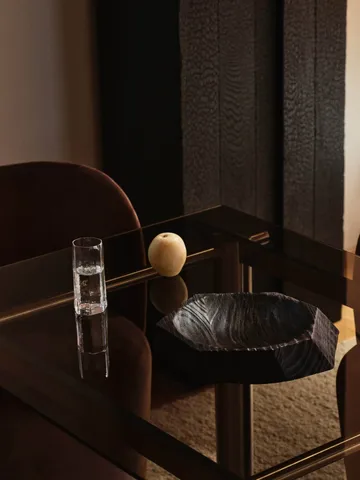 Misa dekoracyjna Koh centerpiece - Dark brown, 35 cm - Ferm Living