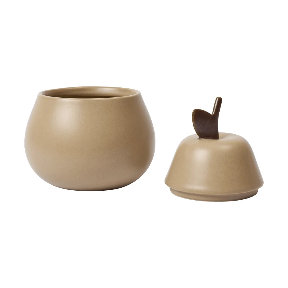 Miska ceramiczna z pokrywką Pear, Cashmere Ferm Living