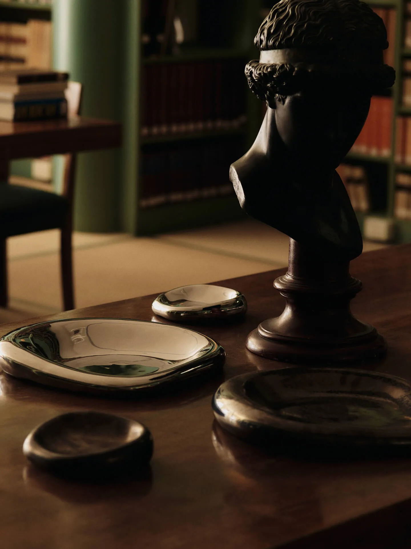 Miska dekoracyjna Bellure centrepiece Ø35 cm, Silver Ferm Living