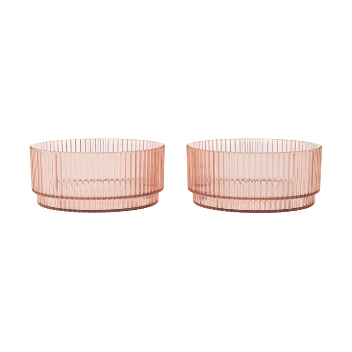 Miska dziecięca Ripple kids - Blush, 2 szt. - Ferm Living