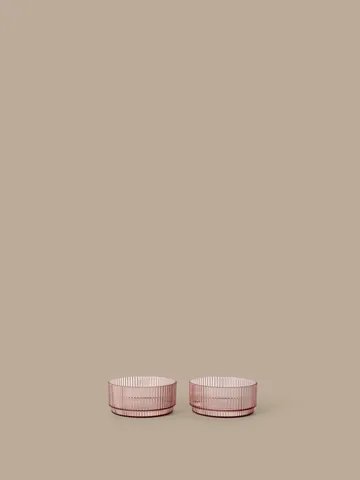 Miska dziecięca Ripple kids - Blush, 2 szt. - Ferm Living
