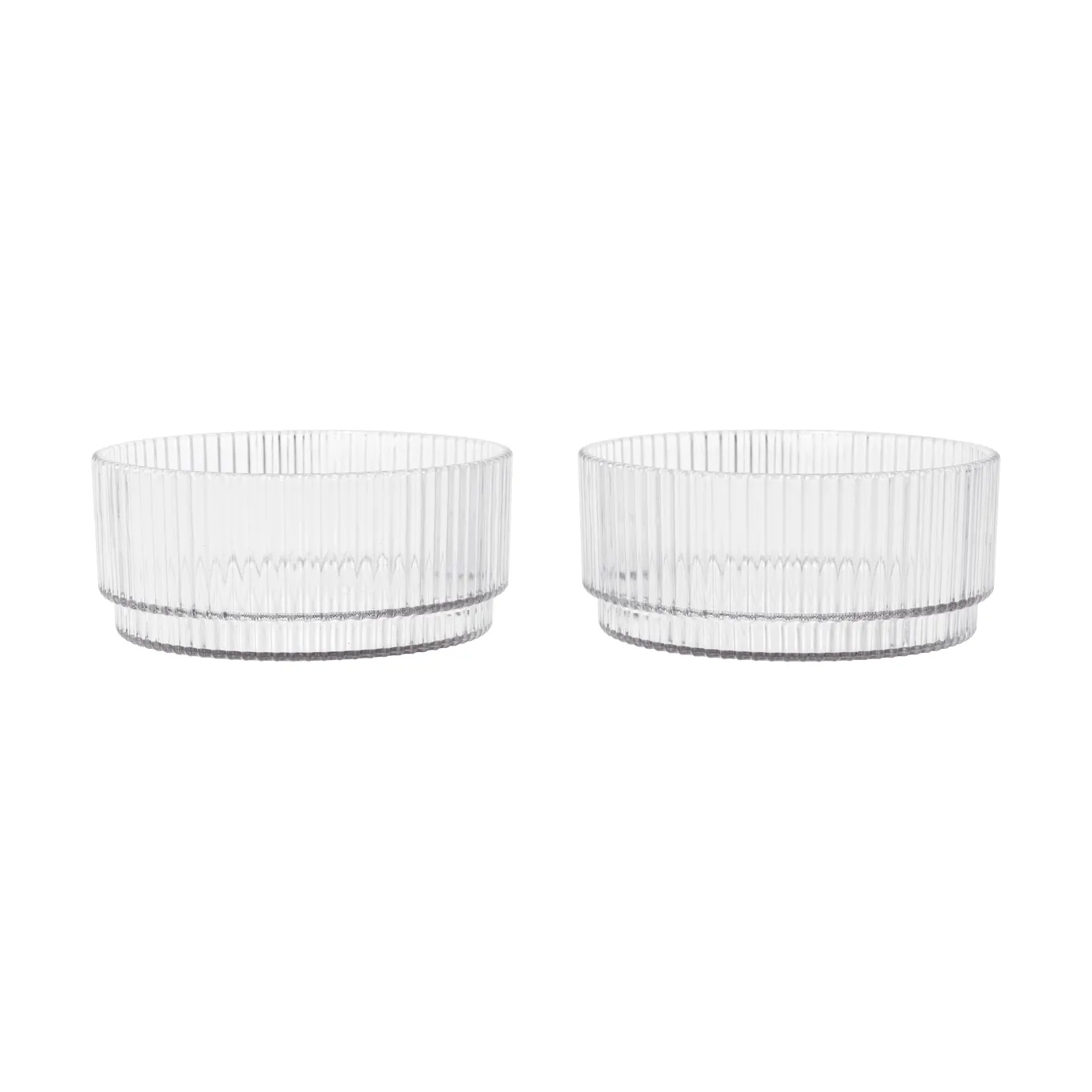 Miska dziecięca Ripple kids, Clear, 2 szt. Ferm Living