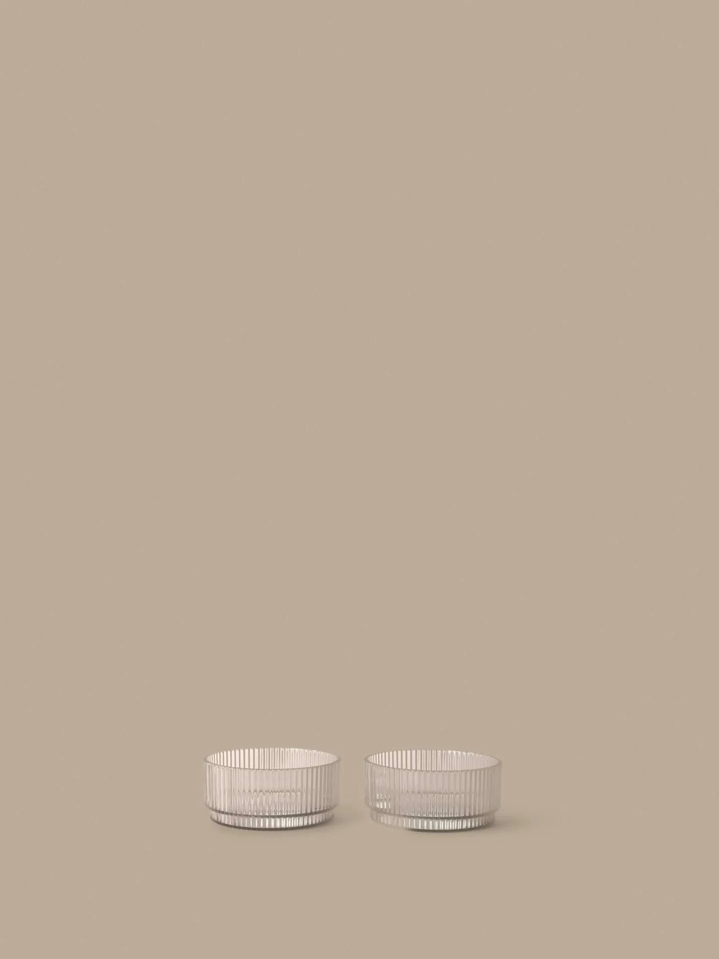 Miska dziecięca Ripple kids, Clear, 2 szt. Ferm Living
