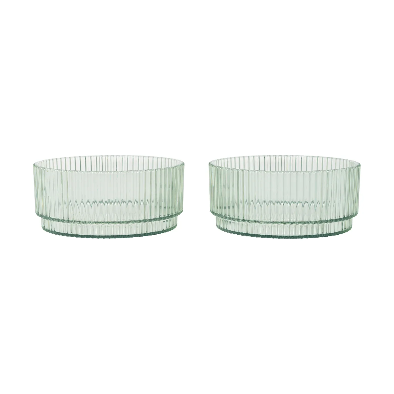 Miska dziecięca Ripple kids, Tea green, 2 szt. Ferm Living