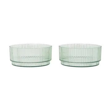 Miska dziecięca Ripple kids - Tea green, 2 szt. - Ferm Living