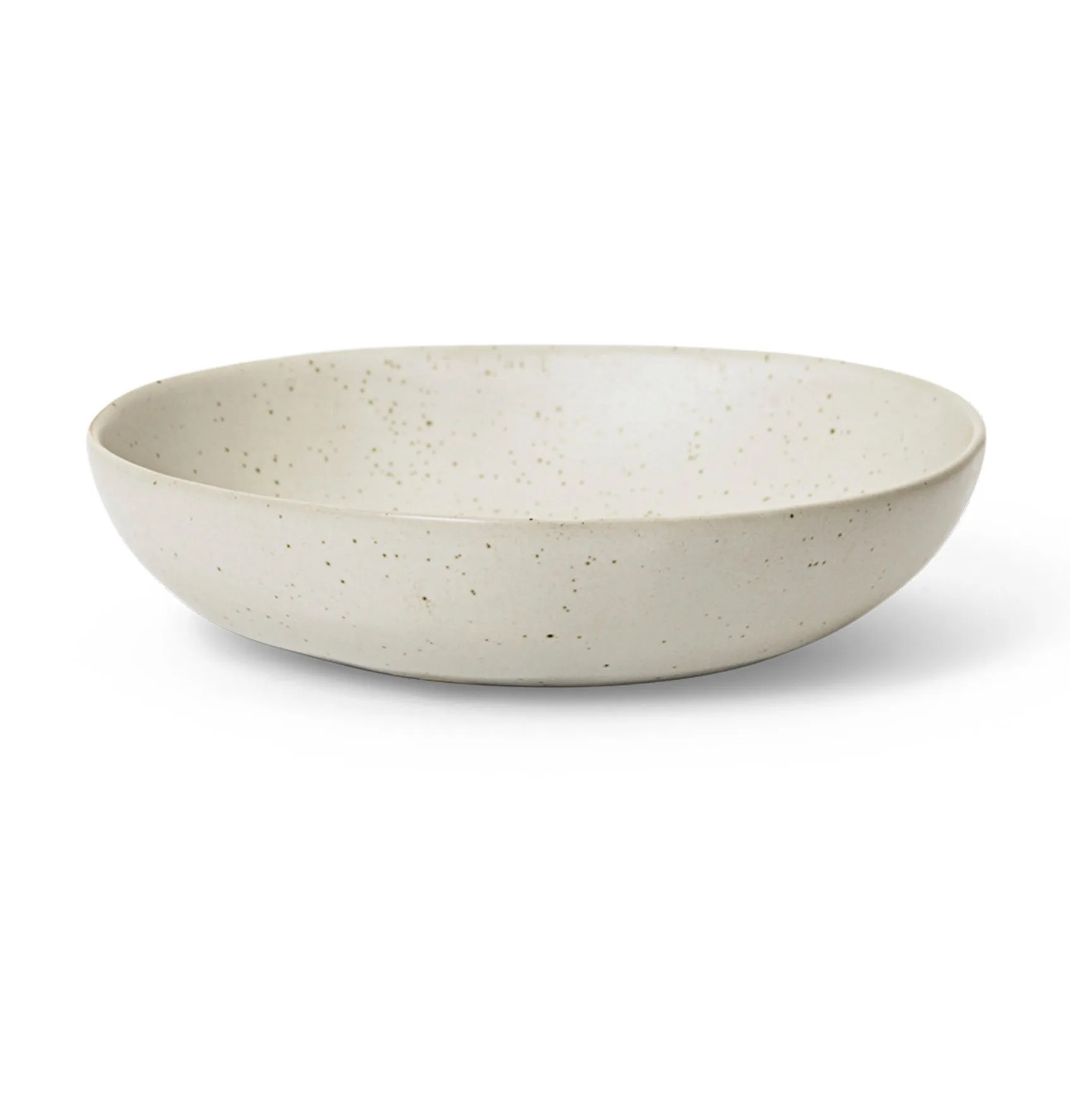 Miska Flow large Ø19,5 cm, Off-white speckle Ferm Living