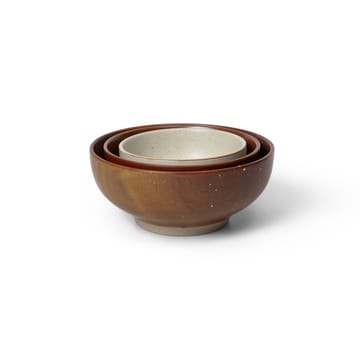 Miska Midi Ø19, 3-pak - Multi - Ferm Living