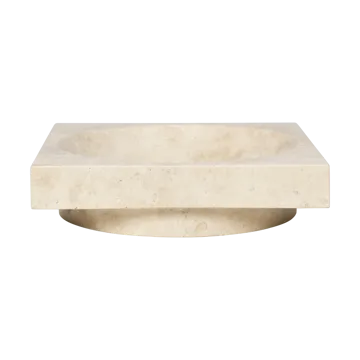 Miska niska dekoracyjna Hew - Travertine - Ferm Living