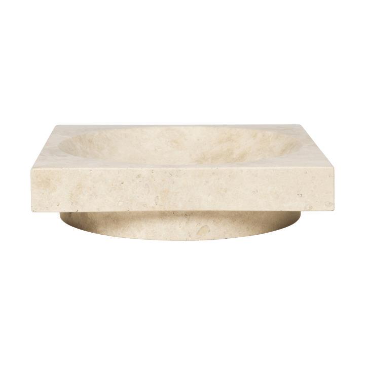 Miska niska dekoracyjna Hew - Travertine - Ferm Living