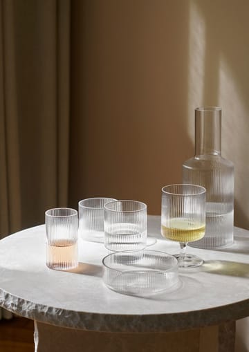 Miska śniadaniowa Ripple 4-pak - clear - Ferm Living