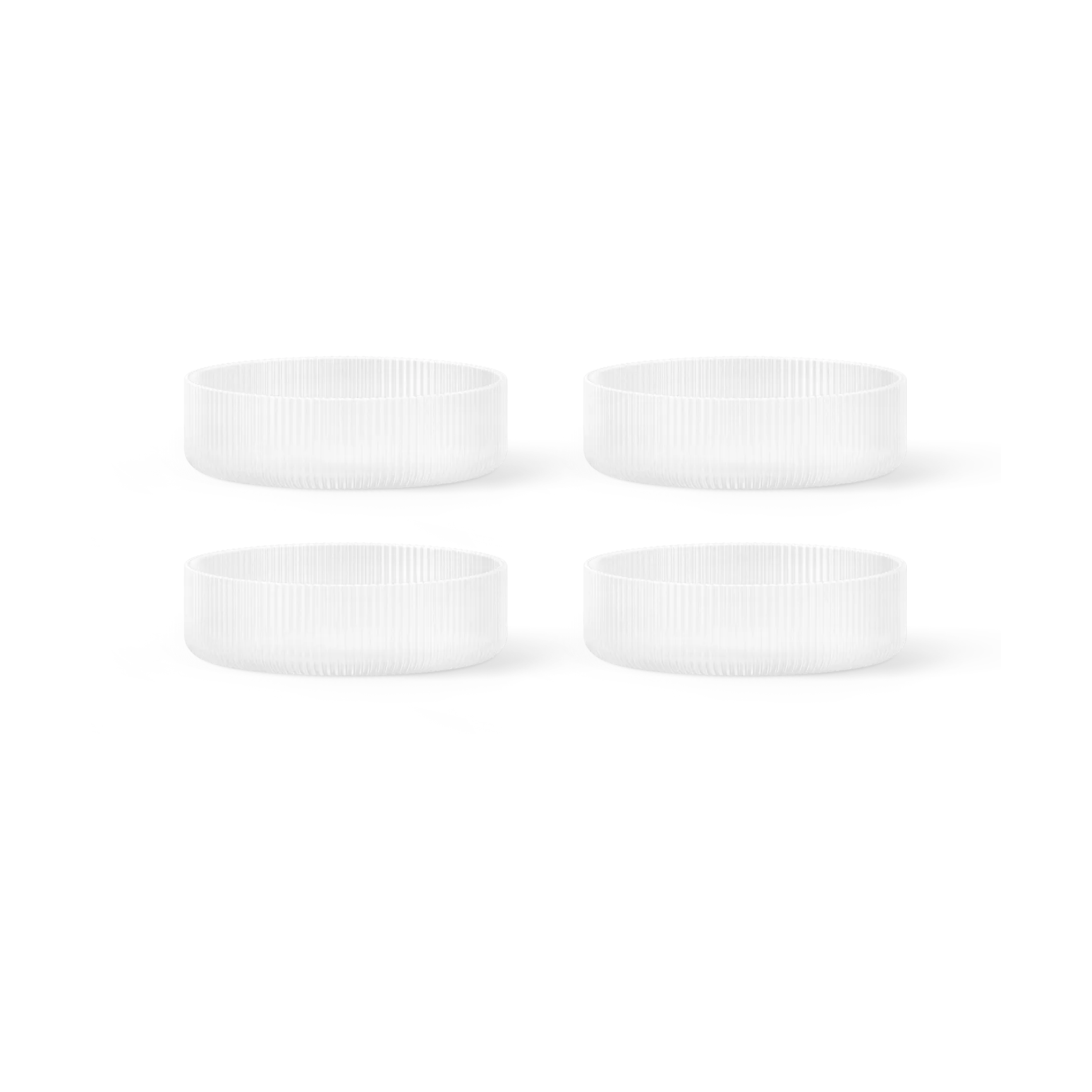 Miska śniadaniowa Ripple 4-pak, Frosted Ferm Living