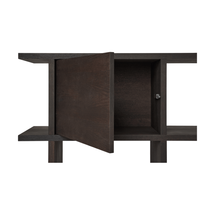 Moduł półki do regału Kona, Dark Stained Ferm Living