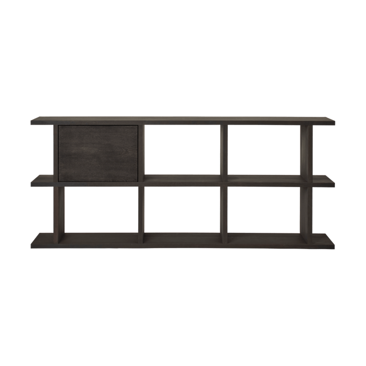 Moduł półki do regału Kona, Dark Stained Ferm Living