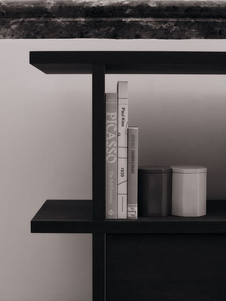Moduł półki do regału Kona, Dark Stained Ferm Living
