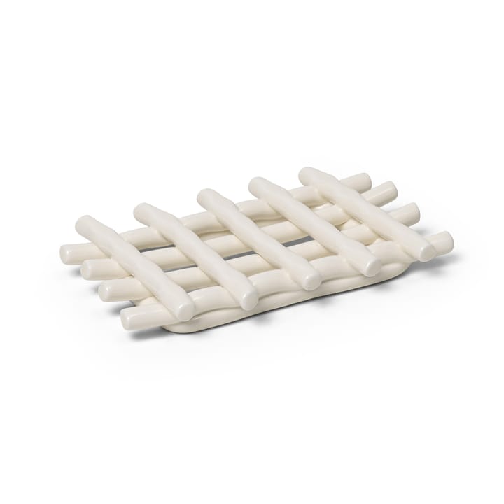 Mydelniczka Ceramic 10x14,5 cm - Złamana biel  - Ferm Living