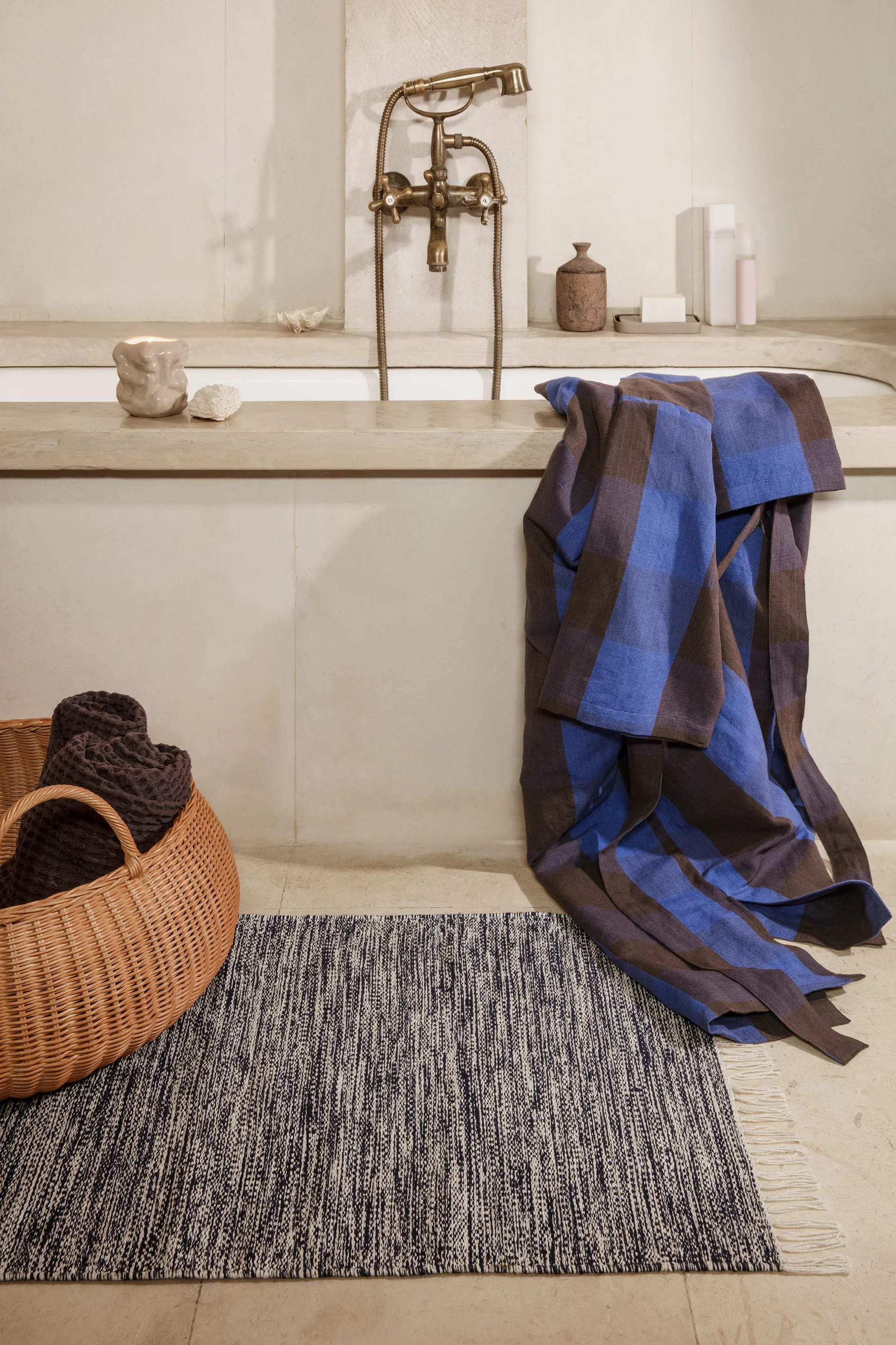 Niski kosz Braided, Naturalny Ferm Living