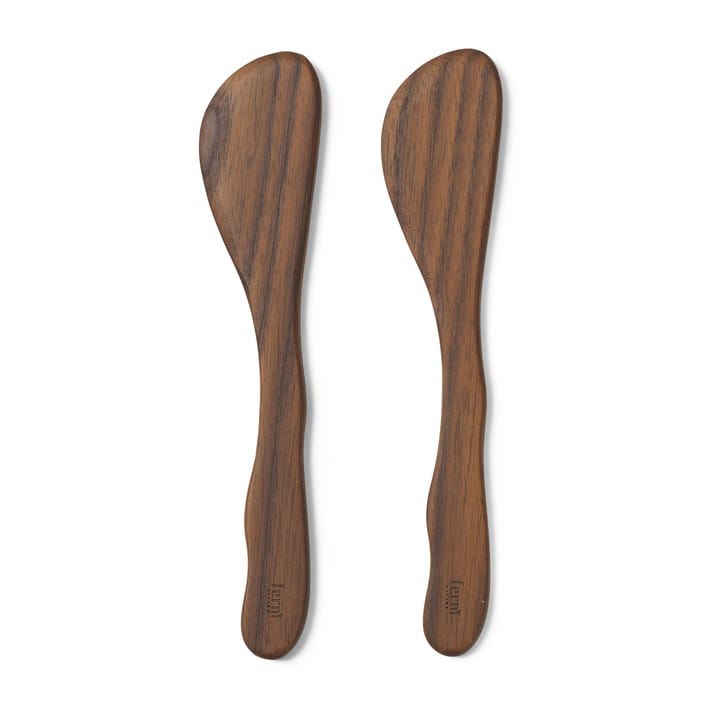 Nóż do masła Cairn 2 szt. - Ciemnobrązowy - Ferm Living