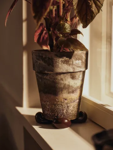 Nube nóżki do doniczki, zestaw 4 szt. - Carob brown - Ferm Living