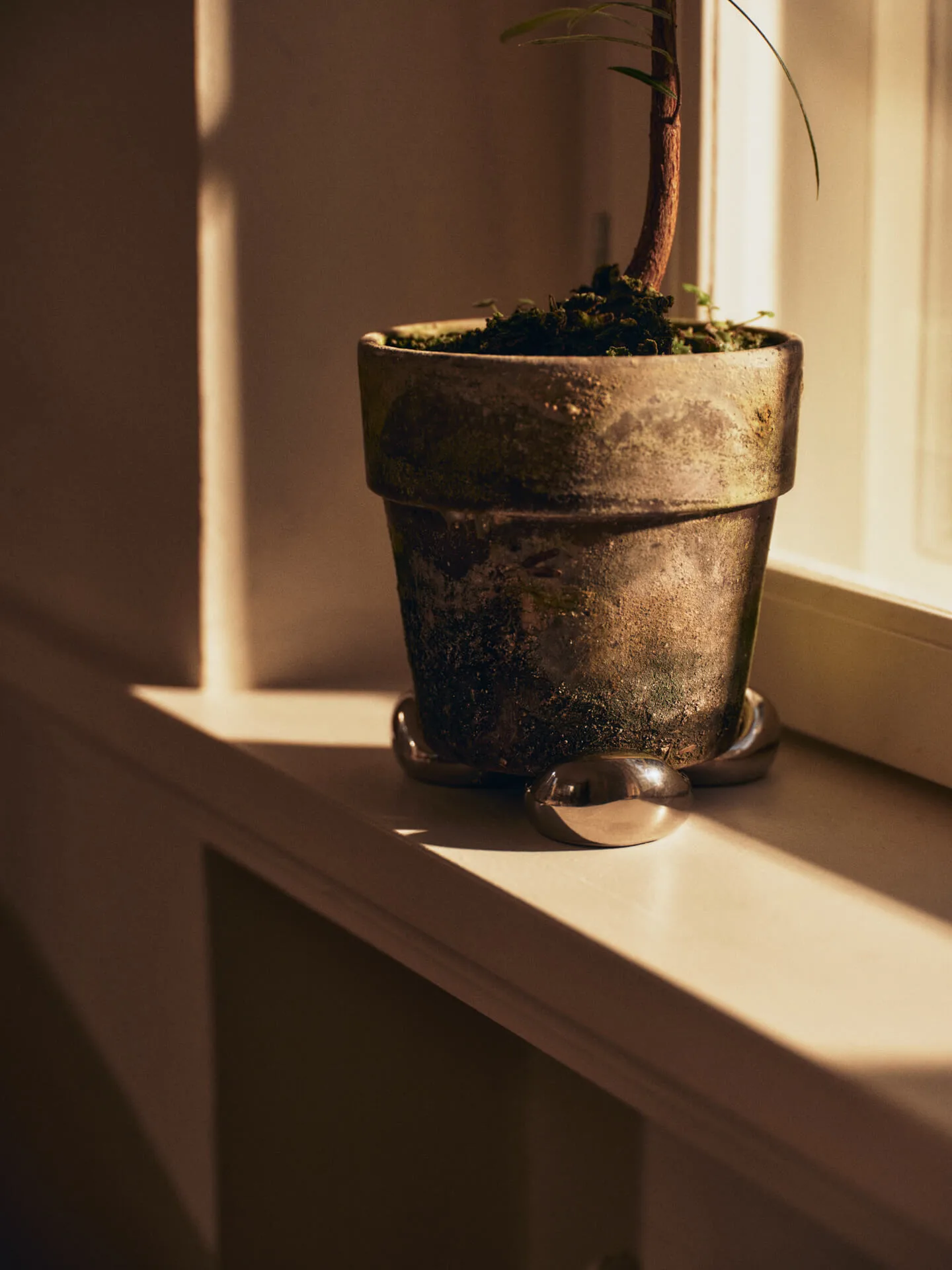 Nube nóżki do doniczki, zestaw 4 szt., Silver Ferm Living