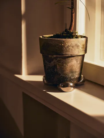 Nube nóżki do doniczki, zestaw 4 szt. - Silver - Ferm Living