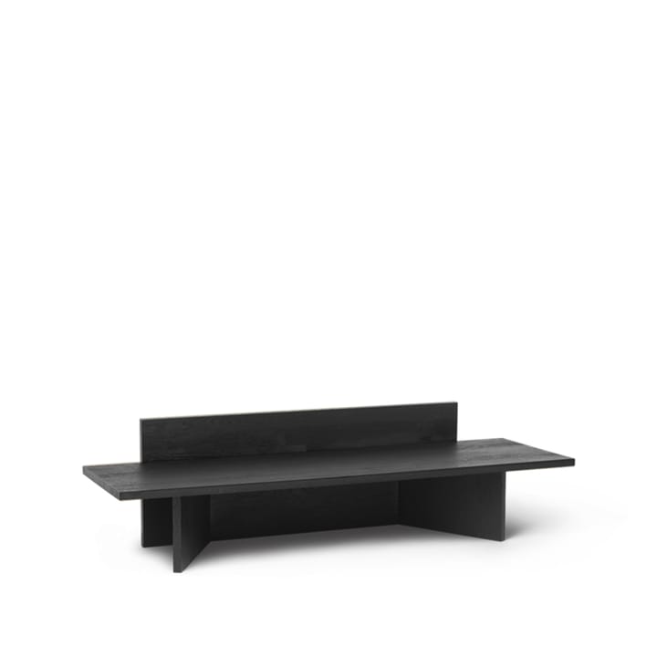 Oblique Ławka - oak black oiled - Ferm Living