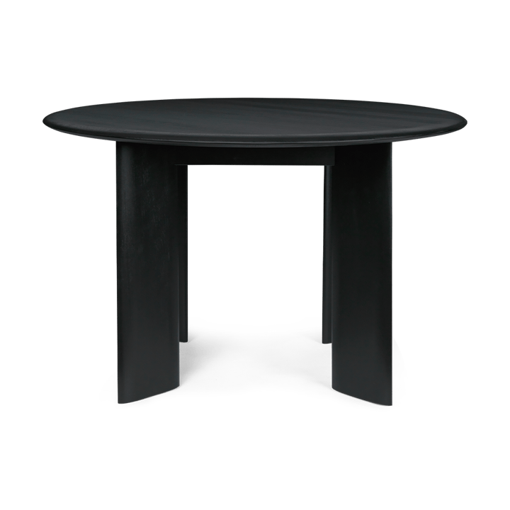 Okragły stół do jadalni - Czarny olejowany buk, Ø117 cm - Ferm LIVING