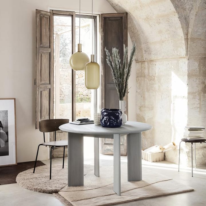 Okragły stół do jadalni, Oak white oiled Ferm Living