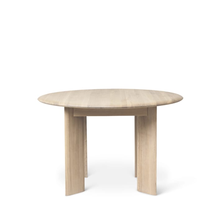 Okragły stół do jadalni - Oak white oiled - ferm LIVING