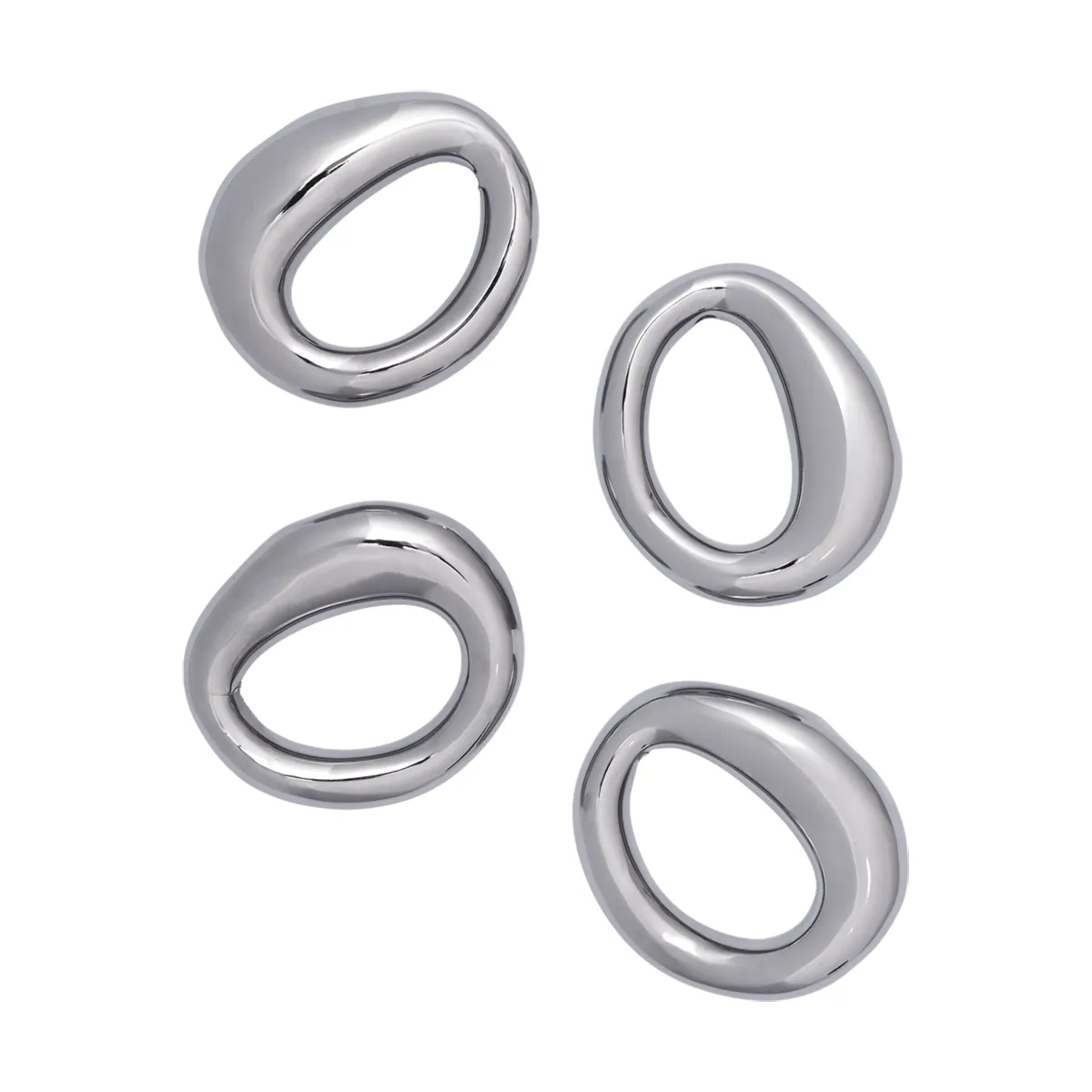 Orrith pierścienie do serwetek, zestaw 4 szt., Silver Ferm Living