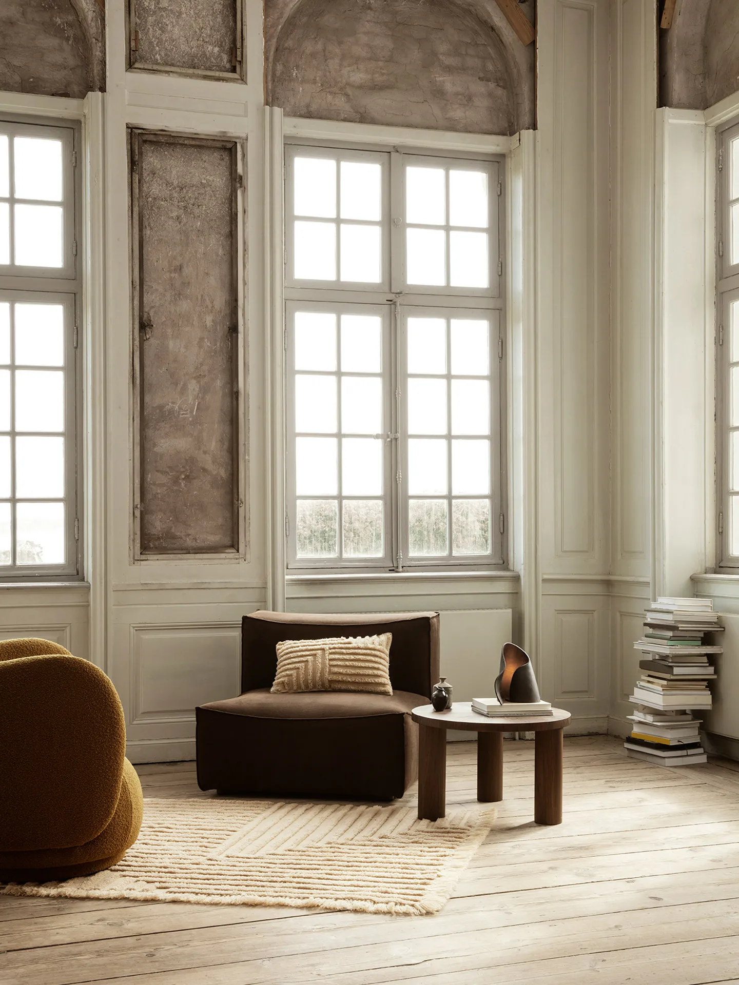 Oyster lampa stołowa, Black Ferm Living