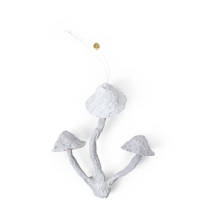 Ozdoba na choinkę Mushroom ornament - Faded white - Ferm LIVING