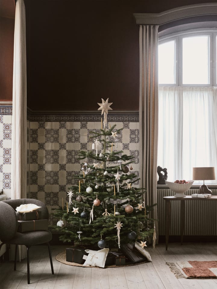 Ozdoba na choinkę Mushroom ornament, Faded white Ferm Living