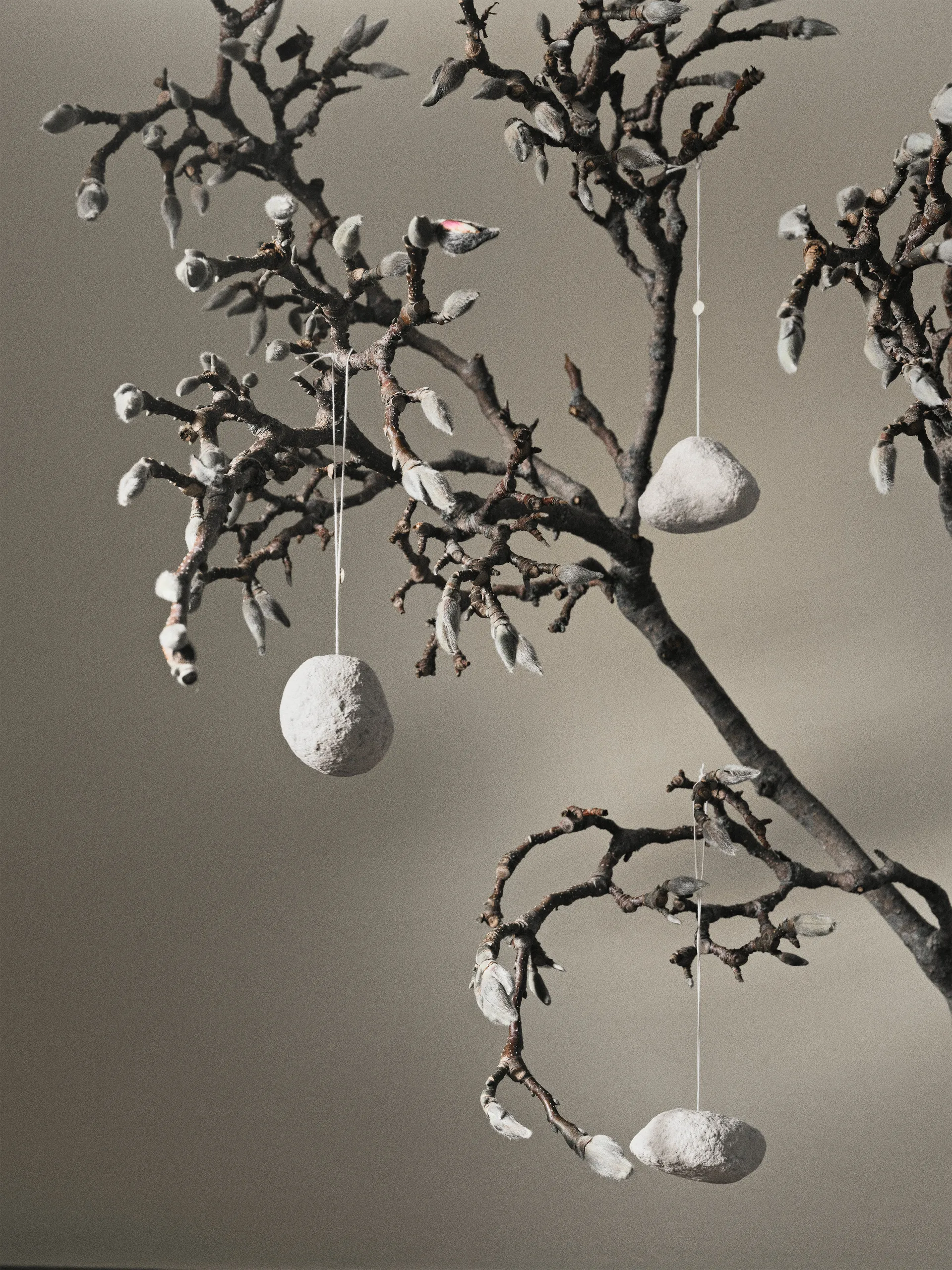 Ozdoba na choinkę Snowball ornaments 3 szt., White Ferm Living