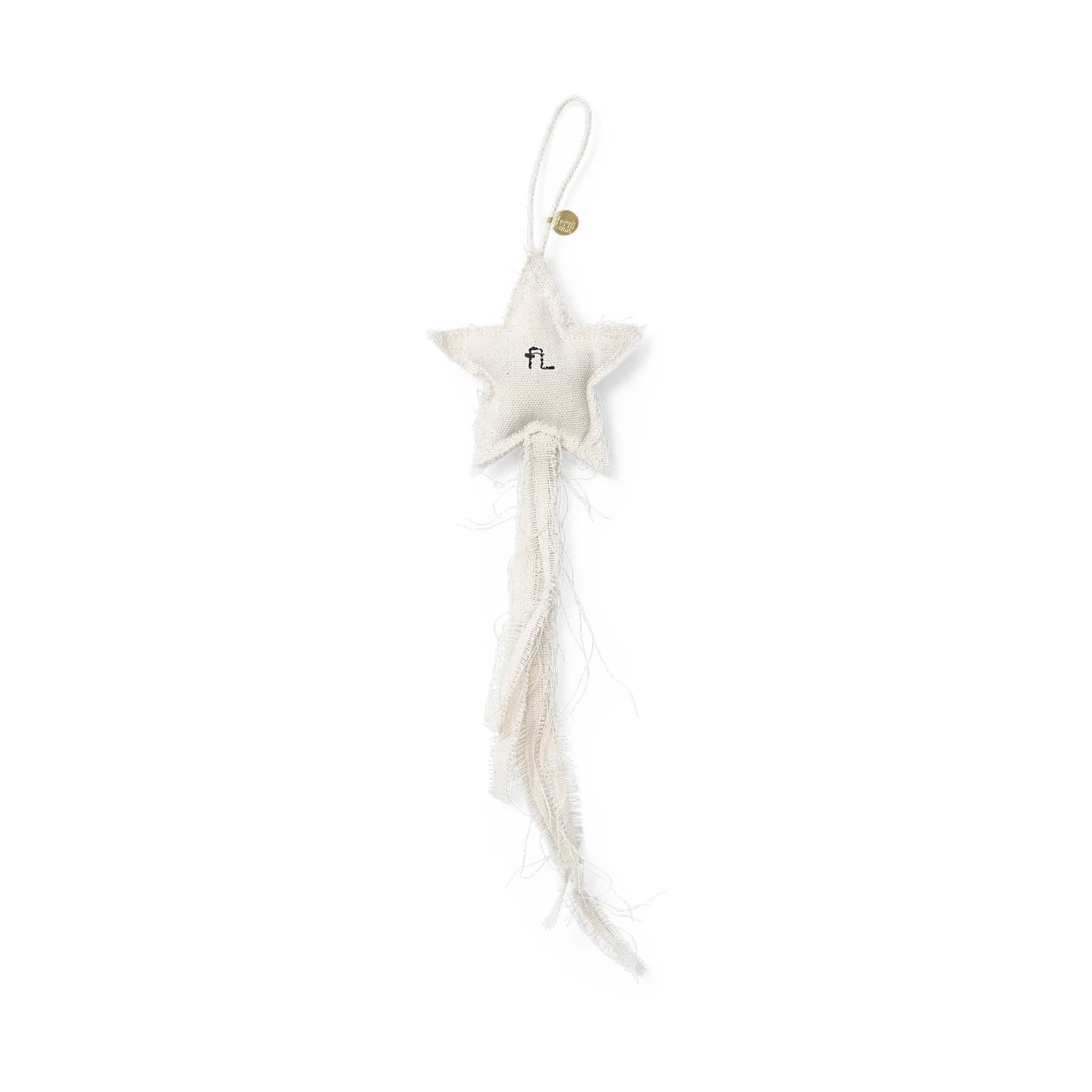 Ozdoba na choinkę Vela Star Ornaments 4 szt., Natural Ferm Living