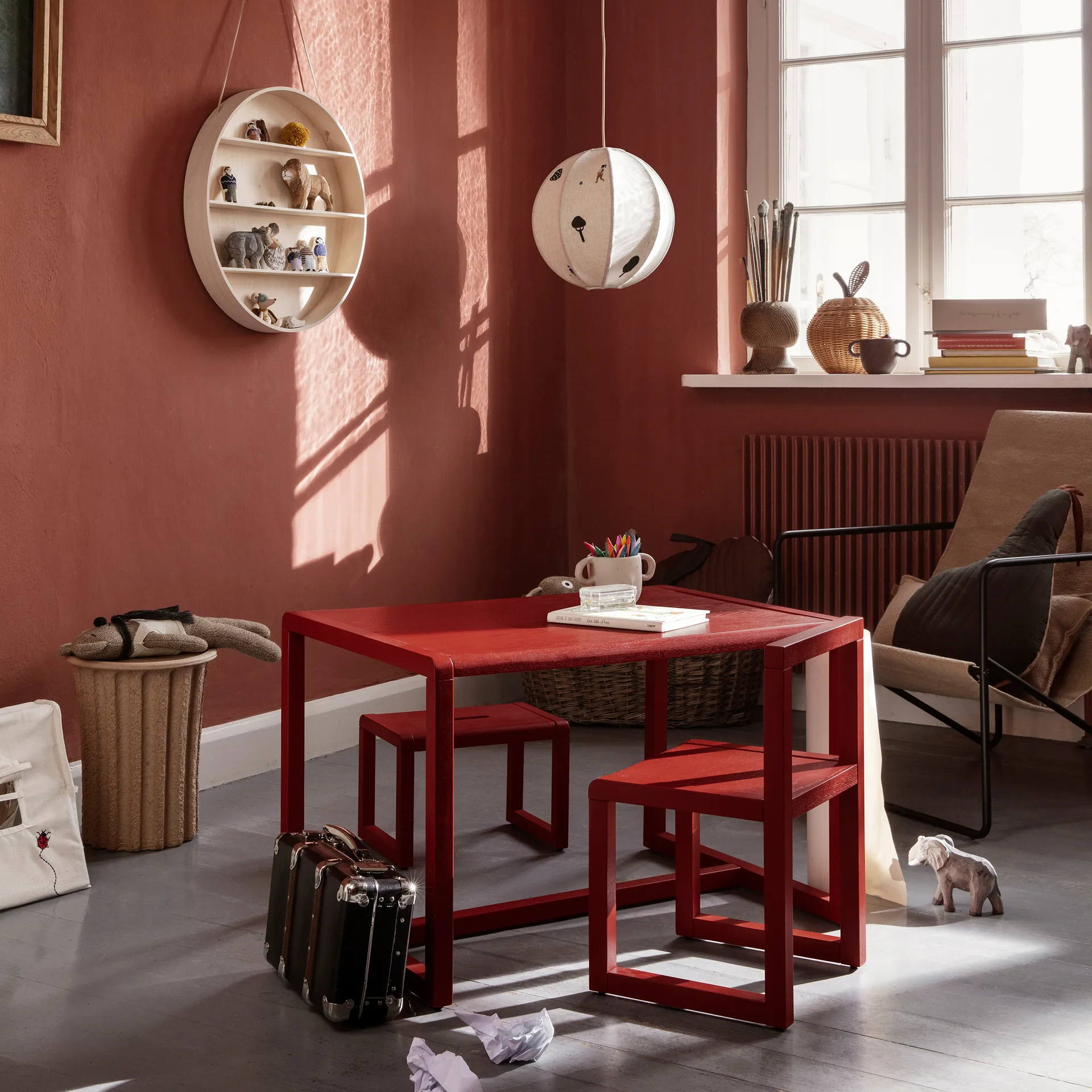 Paper Pulp papierowy kosz na śmieci, Brown Ferm Living