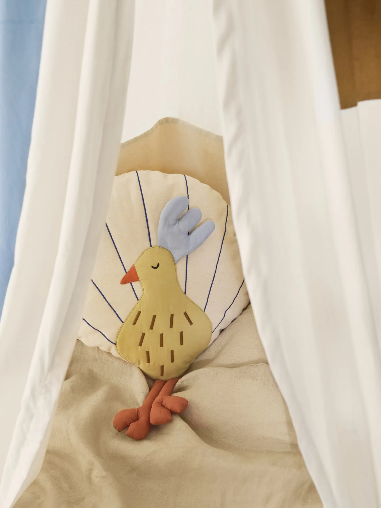 Peacock poduszka, Silver Fern-undyed Ferm Living