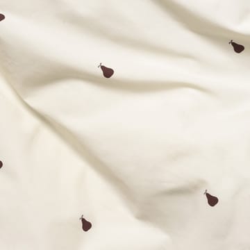 Pear pościel 140x200 cm - Off white-cinnamon - Ferm Living