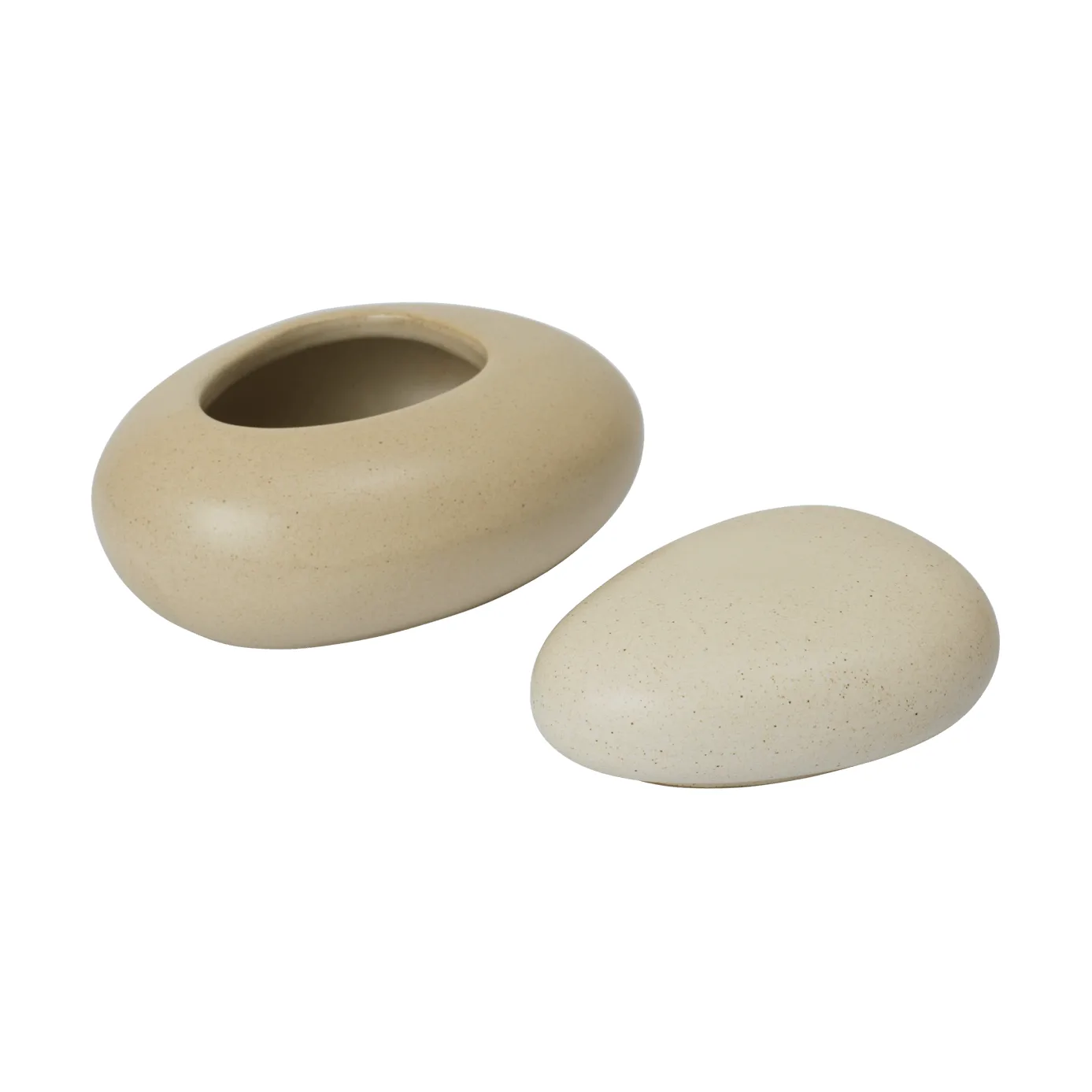 Pebble ask medium, Sand/Cream Ferm Living