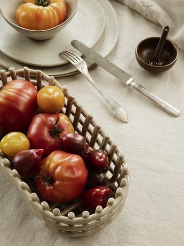 Petite solniczka z łyżeczką - 2 elementy - Chocolate - Ferm Living
