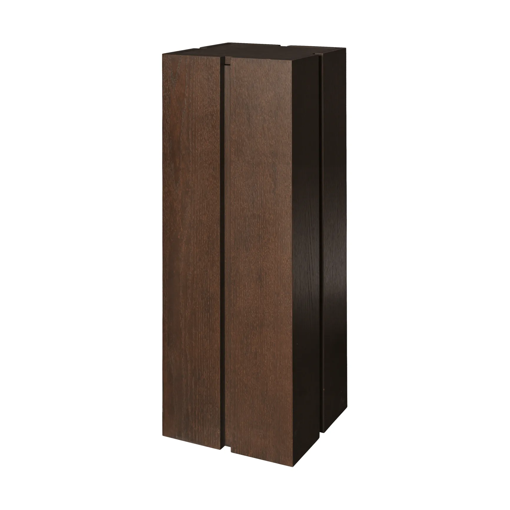 Piedestał Parcel, Dark stained, 30x30x90 cm Ferm Living