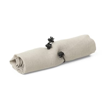 Pierścień na serwetki Forest 4-pak - Black brass - Ferm Living