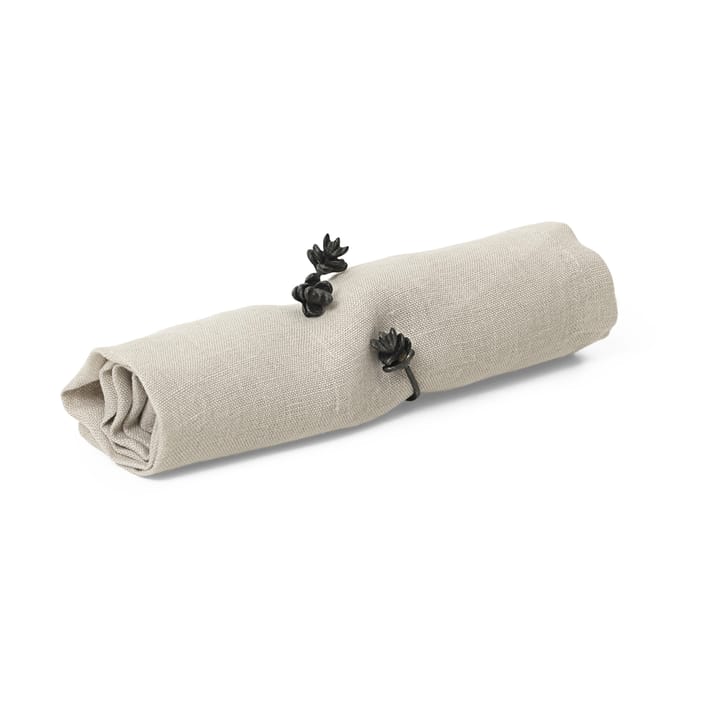 Pierścień na serwetki Forest 4-pak, Black brass Ferm Living