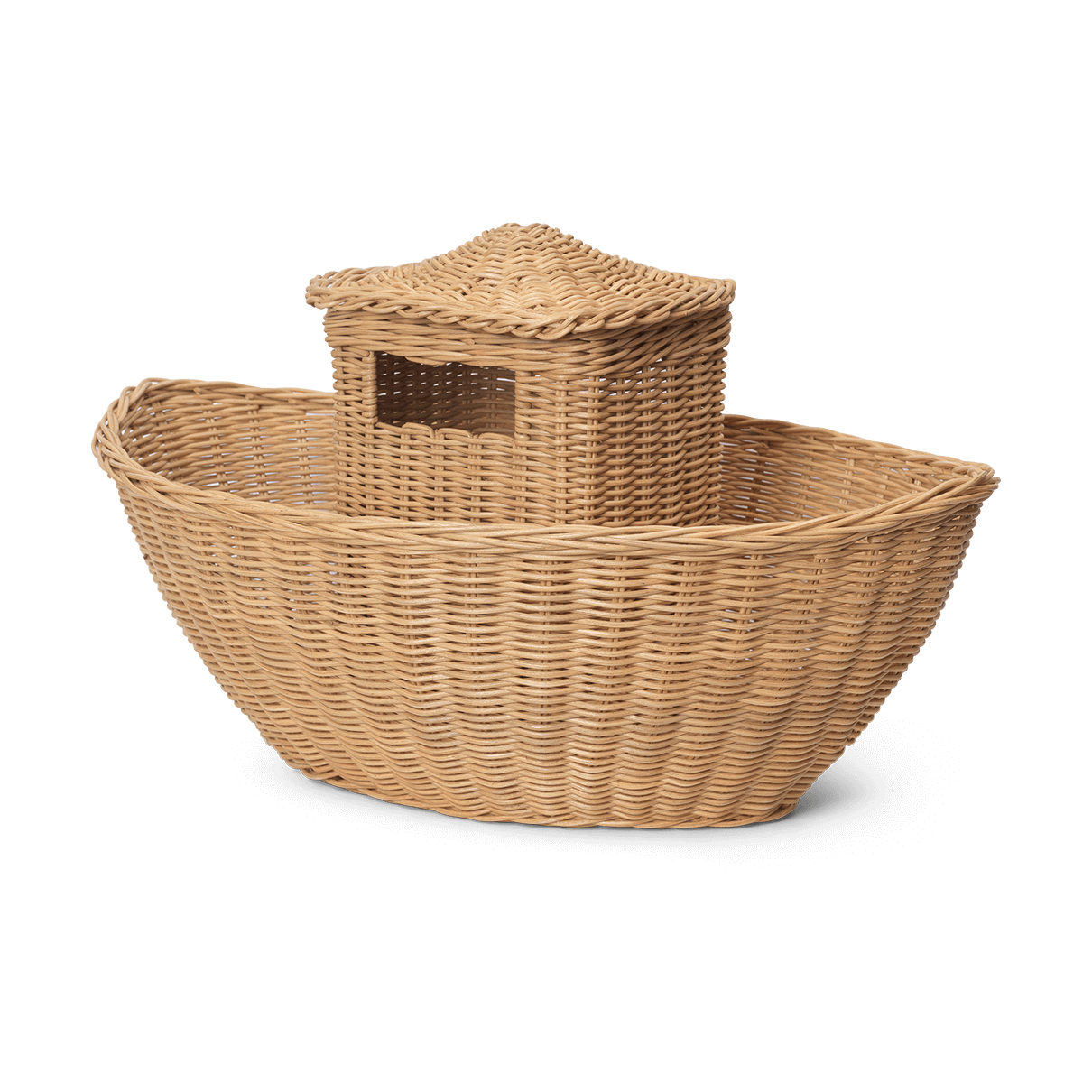 Ferm Living Pleciony kosz do przechowywania Ark Naturalny