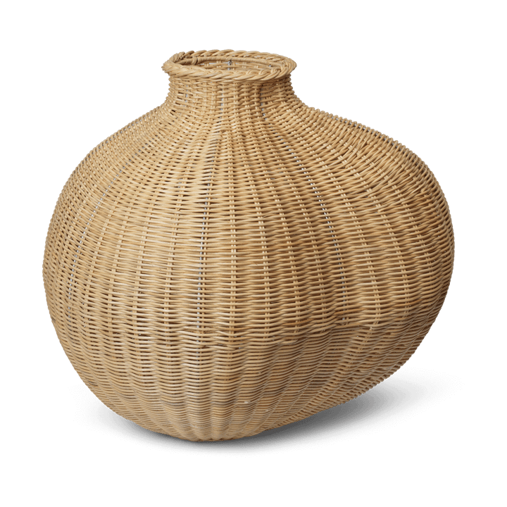 Pleciony wazon podłogowy Bola - Natural - ferm LIVING