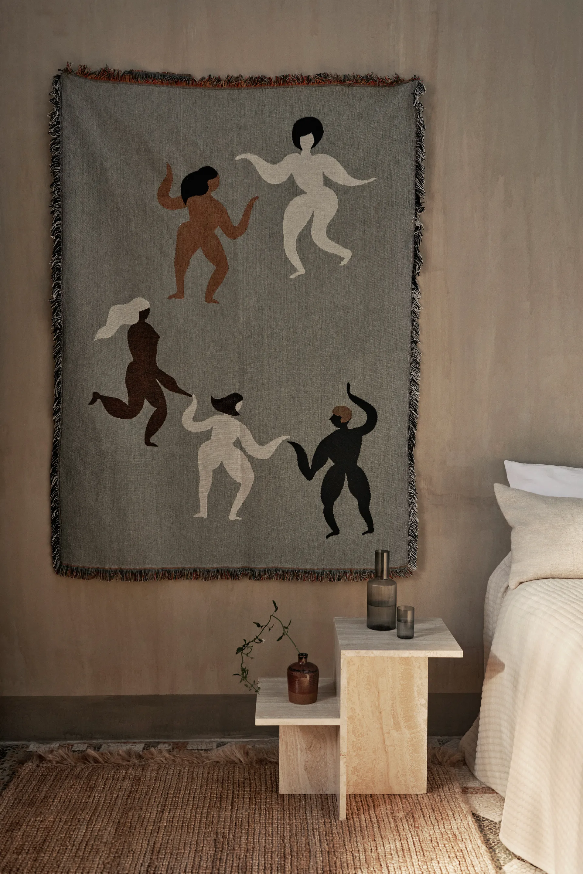 Pled Free tapestry 120x170 cm, Szary Ferm Living