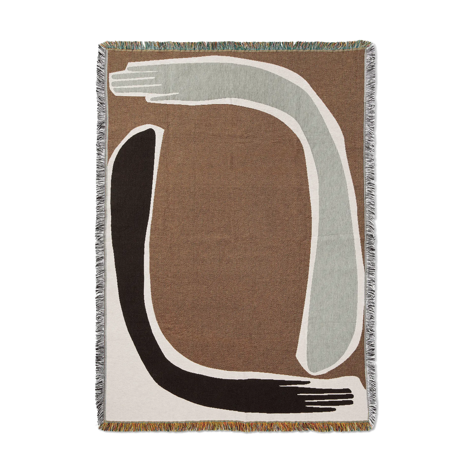 Pled Pose Tapestry 120x170 cm, Coffee Ferm Living